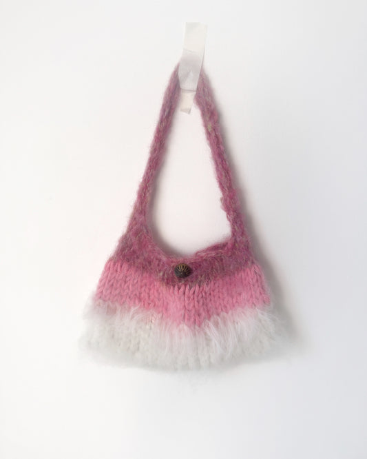 Coquette fluffy handbag